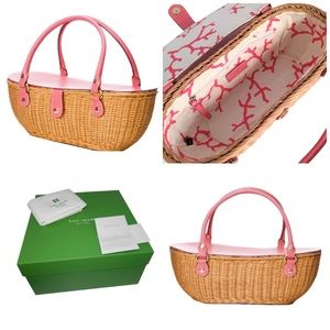 New Kate Spade Her 2005 Collection Wicker Bag WOW